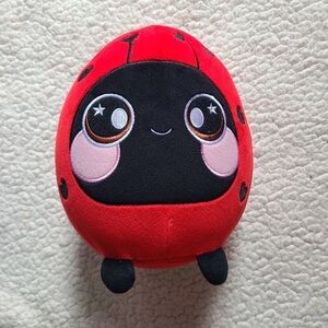 Squishamals Lainey Ladybug red and black 10 inch